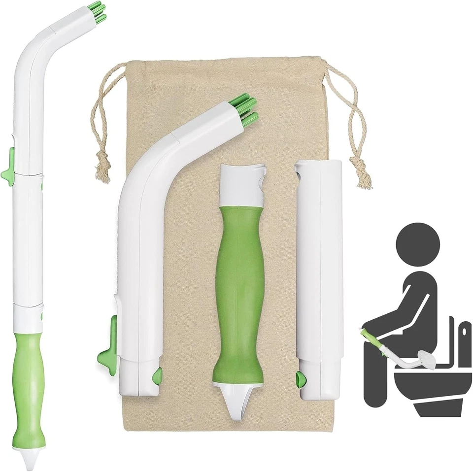 Kit maestro de ayuda para inodoro de 20 pulgadas - Ayudante de higiene multiusos para movilidad limitada Foto 3 de 4