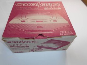 SEGA Saturn Console HST-3220 Boxed Set Controller Memory Tested NTSC-J