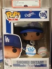 2024 Shohei Ohtani Funko Pop #105 Pitching PSA Mint 9 Los Angeles Dodgers MLB Ex
