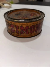Vintage Antique Automotive Auto Car SIMONIZ Wax Polish Tin Can Advertising Metal