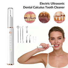 USA Ultrasonic Dental Scaler Electric Tooth Cleaner Whitening Cleaning Tool Kit