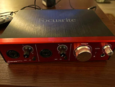 Focusrite Clarett 2Pre USB Audio Interface 2 Mic Inputs Phantom Power XLR/TRS
