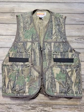 Vintage Winchester Conceal Carry Rebark Camo Outdoor Hunting Vest ☆Excellent☆
