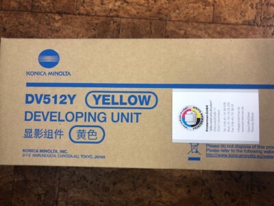 A2XN08D KonicaMinolta DV512Y yellow bizhub C224 C284 C364 C454 C554 Seri DV512 Y