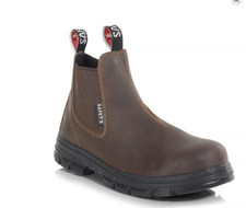 Perf Brands PICTOR DEALER SAFETY BOOTS Brown STEEL TOE CAPS WORK BOOT PB290
