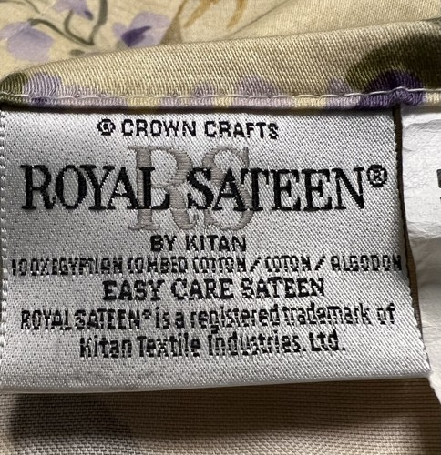 Royal Sateen Crown Craft By Kitan Shams Standard Corded Egyptian Cotton - Picture 12 of 14
