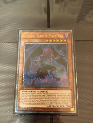 Yugioh RA01-EN012 Blackwing - Simoon The Poison Wind QCSR 1st Edition NM