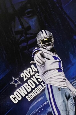 2024 DALLAS COWBOYS Schedule 🏈 NFL Football Sked NEW SPONSOR