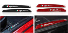 2Pcs Alfa Romeo Giulia Stelvio Carbon Fiber Door Sill Strips Step Protector