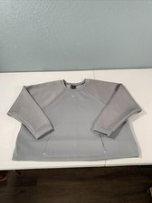 Nike Pro Women s Sz 2XL Cropped Oversized Sweatshirt Long Sleeve Pullover