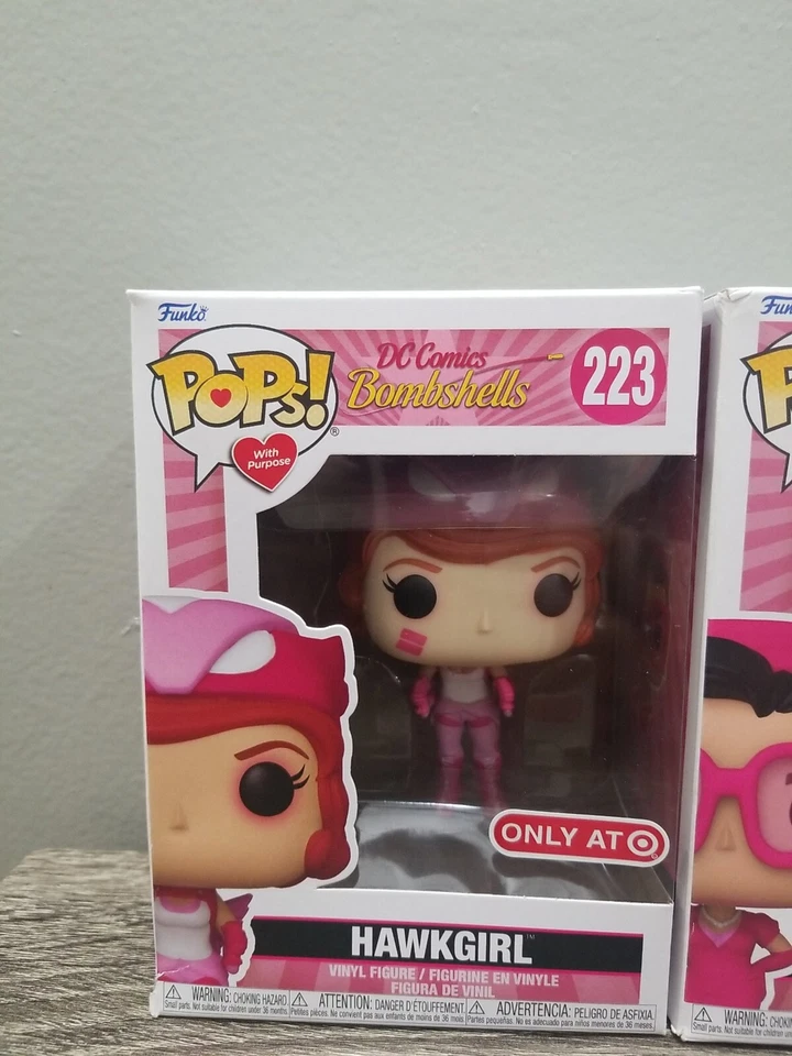 ¡NUEVO FUNKO POP! LOTE BOMBAS DC COMICS CATWOMAN 225 Y HAWKGIRL 223 CAJA DAÑADA Foto 2 de 4