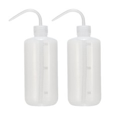 2PCS Clear Lab Safety Squirt Squeeze Bottle 500ml US Stock