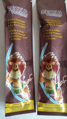 25x6inch Individually Wrapped Thick Glow Sticks 6" Glowstick Yellow Color Kids