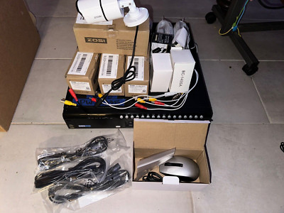 EMS DVR Commercial Security Camera System 6TB 16 Channel DVR V1.2 w/ Accessories