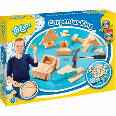 Totum Carpenter King - Holz und Hammer Set