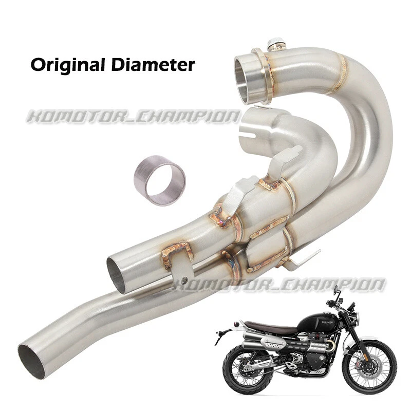 Escape For Triumph Scrambler 1200 XE XC 2019 2023 Exhaust Header