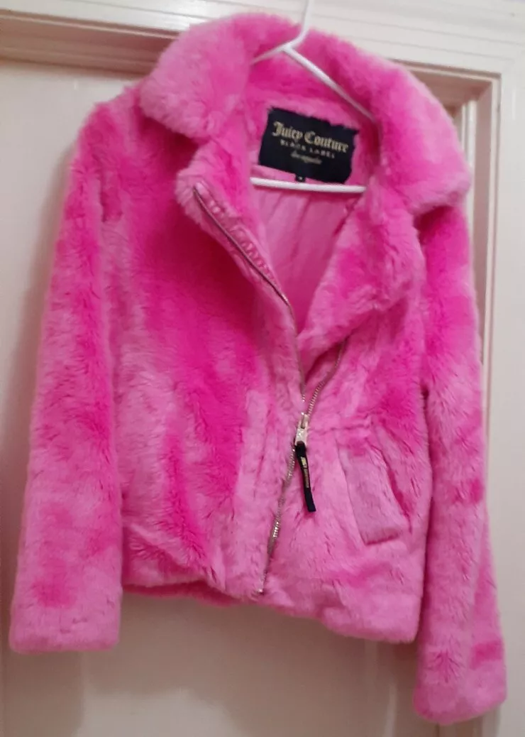 Juicy couture top fur jacket
