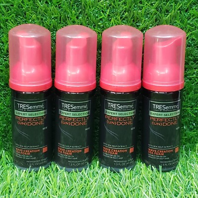 4x TRESemme Perfectly Undone Wave Creation Sea Foam - TRAVEL SIZE - 45ml/1.5 oz