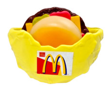 Play Food Vintage McDonalds Cheeseburger With Pretend Bite