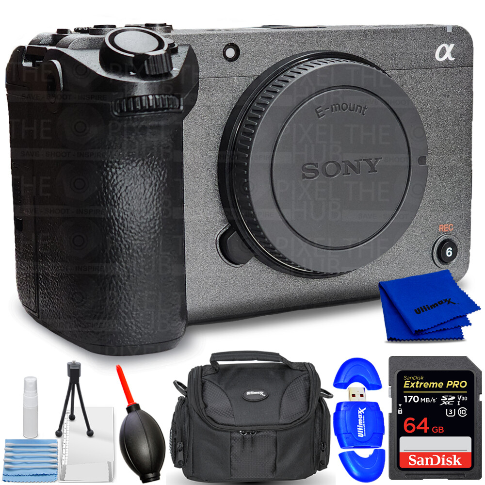 Sony FX30 Digital Cinema Camera ILME-FX30B - 7PC Accessory