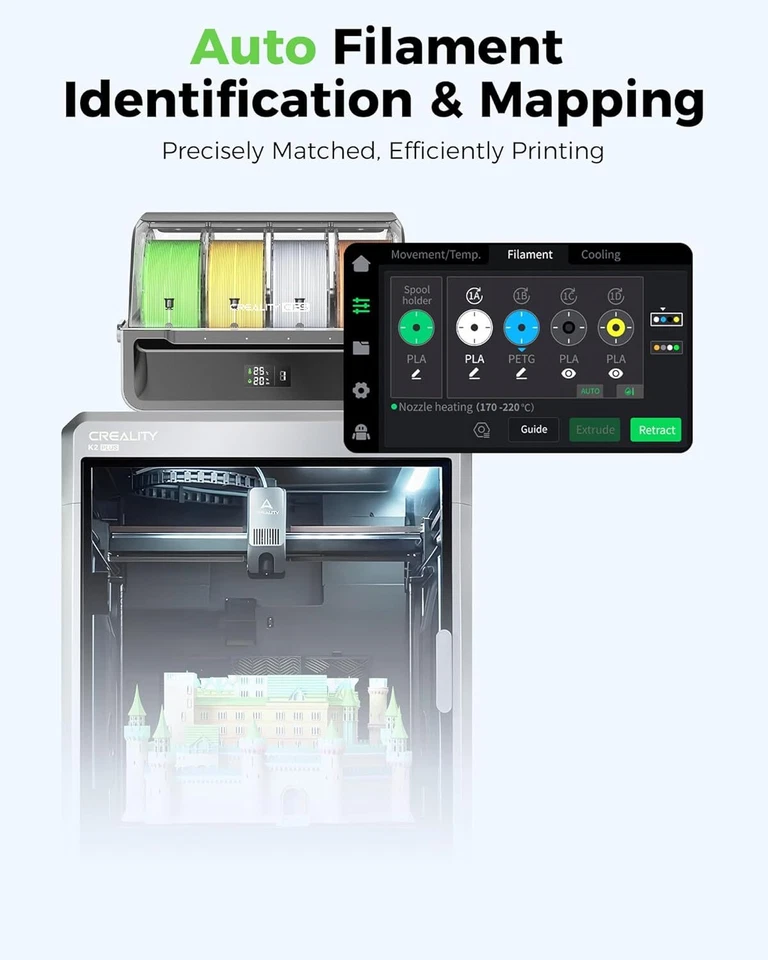 Creality Filament System CFS Auto Filament Switch & Relay for K2 Plus 3D Printer - Image 3 of 4