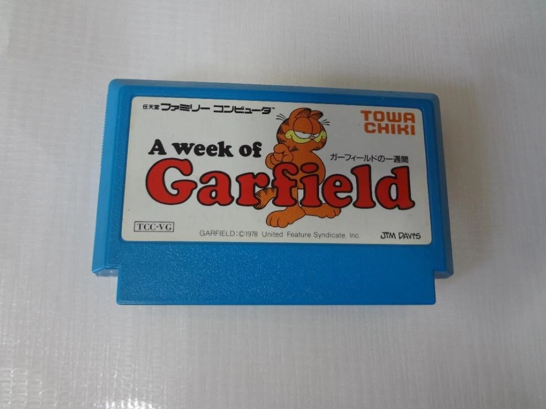 A Week of Garfield  Garfield no Isshūkan: A Week of Garfield para NES  (1989)