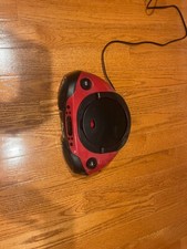 GPX CD/Radio Boombox Model BC232RRS, Red, Used