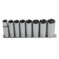 Sechskant Lang NüSse Steck Nuss Satz Set SteckschlüSsel Werkzeug CV 1/2“ 13-24Mm