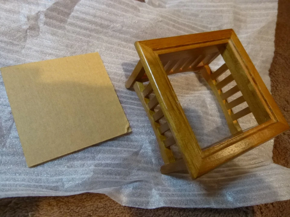 Manor House Miniatures 端桌,Plexi 插入 1: 12 英寸比例 Mission Craftsman — 第 2/4 张图片