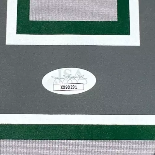 AARON RODGERS SIGNED NEW YORK JETS NIKE JERSEY ATMOSPHERE FASHION GAME GRAY JSA - Image 4 of 4