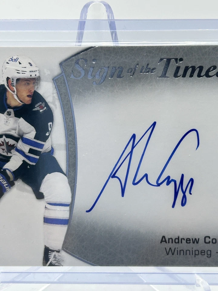 2021-22 SP AUTHENTIC ANDREW COPP SIGN OF THE TIMES AUTO SOTT-CP UPPER DECK - Image 3 of 3
