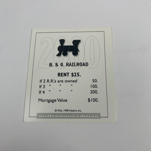 PEZZI DI RICAMBIO VINTAGE 2000 MONOPOLY MILLENNIUM EDITION PEZZI - Foto 52 di 111
