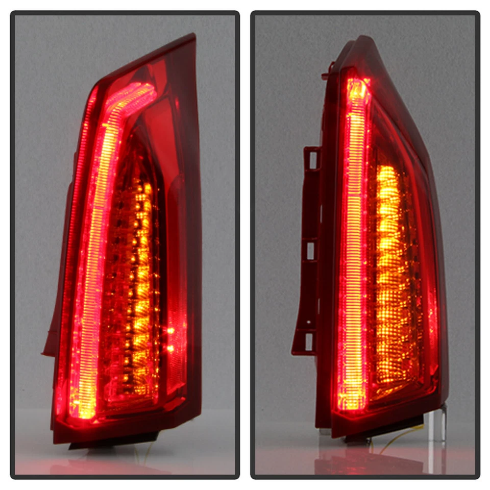 2013-2017 2018 Cadillac ATS 4Dr Sedan LED Tail Lights Brake Lamps Left+Right SET - Image 3 of 4