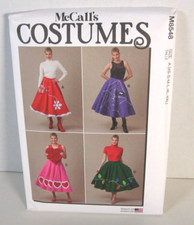 McCall's Costumes 8548 Easy Circle Skirts Misses' XS-XXL 4-26 Pattern Uncut