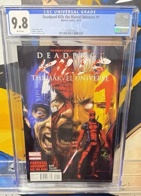Deadpool Kills the Marvel Universe #1 CGC 9.8 Kaare Andrews Cover , 1st Print