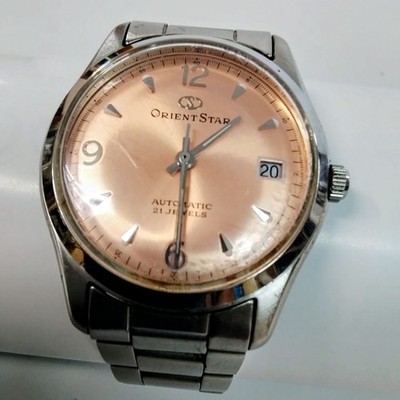 Orient Star 597302-70 Salmon Pink Dial Automatic Watch Japan | eBay