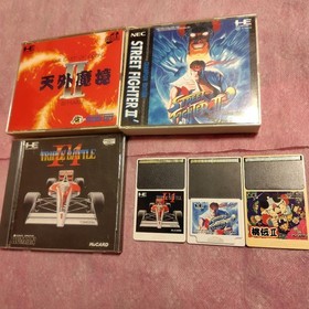 NEC PC Engine DUO-RX Console Set Super CD-ROM2 Retro Game Software Lot Japan JP
