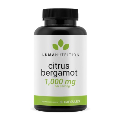 Luma Nutrition Citrus Bergamot 1000mg - Citrus Bergamot Supplement - Made in ...