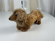 Steiff Animal Soft Toy Collector Dog Dachshund 16 x 33 cm. See photos for con...