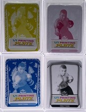 2024 Leaf Happy Holidays Mike Tyson Christmas Tree Printing Plate 1/1 Set