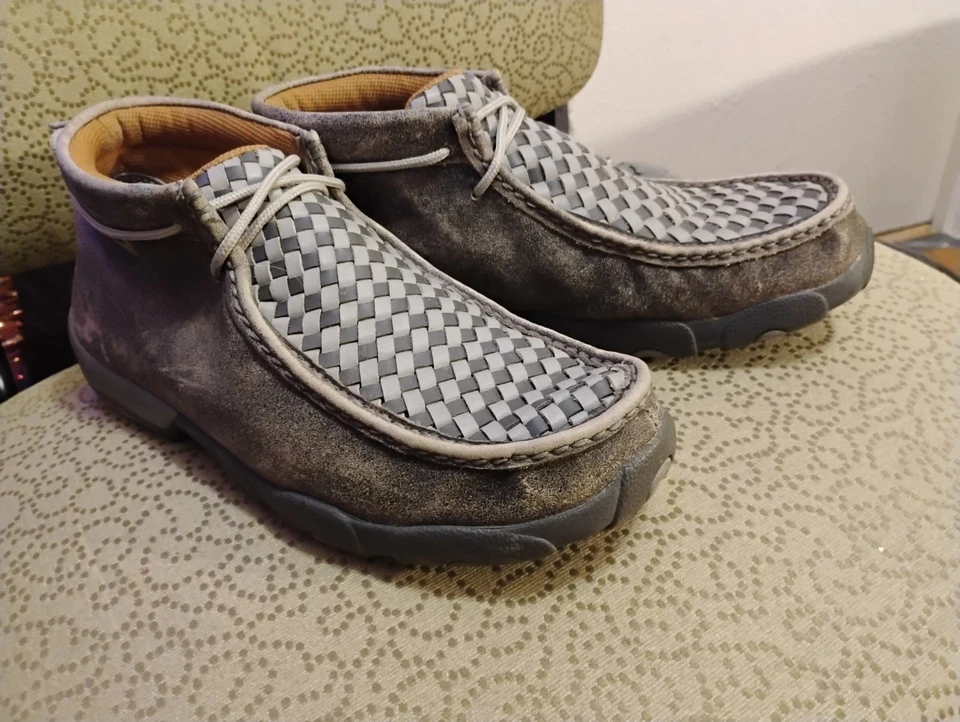Mocasín de conducción Twisted X gris para hombre 9,5 M EE. UU. Foto 3 de 3