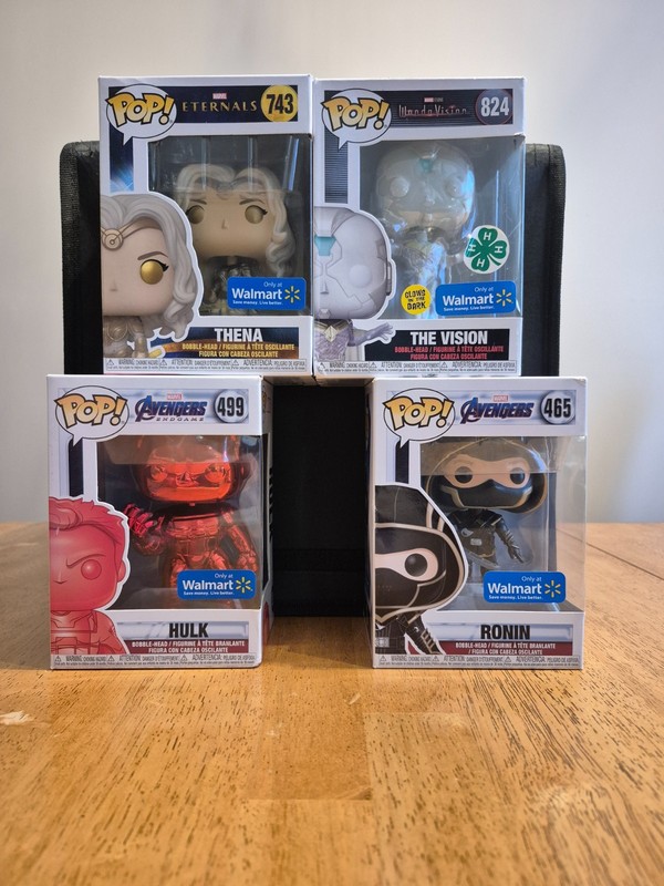 Funko Pop! Marvel Walmart Exclusive 4-pack WIN & GET 3 FREE GIFTS!!!