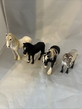 Lot of 4 SCHLEICH D-73527 Horses Preowned