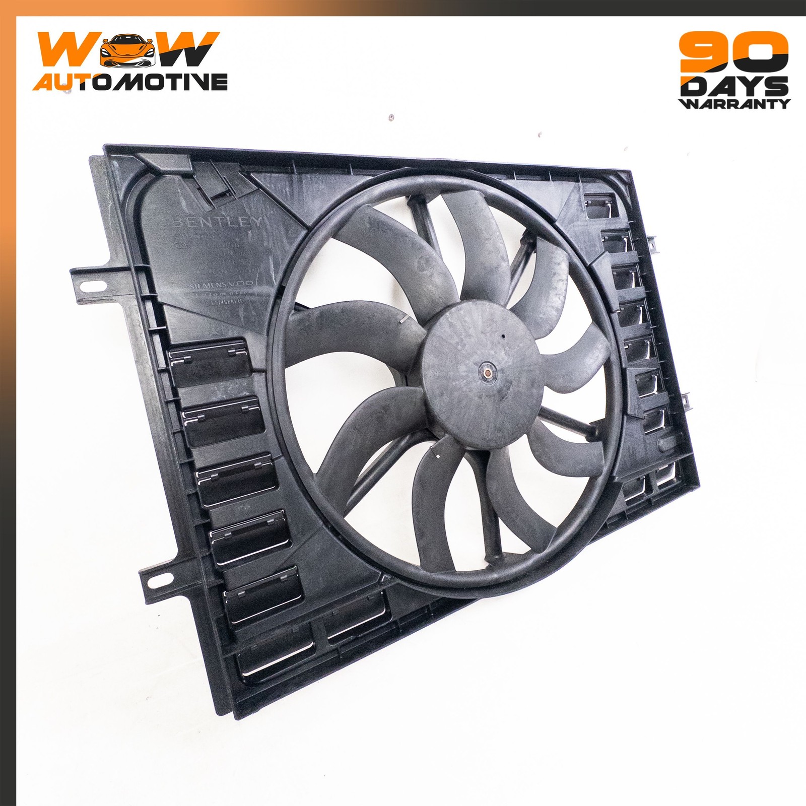 04-19 BENTLEY CONTINENTAL GTC FLYING SPUR GT RADIATOR COOLING FAN MOTOR OEM