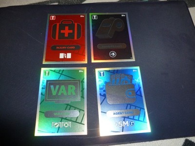 Topps Match Attax UEFA Euro 2024 Tactic Cards Set 4 Agent Injury VAR Referee 