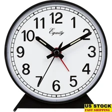 Classic Wind-Up Alarm Clock Luminous Display Loud Beep Indoor Essential Home