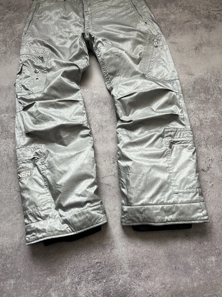 Pantalones de esquí vintage Bogner deportivos plateados pantalones de snowboard Foto 4 de 4