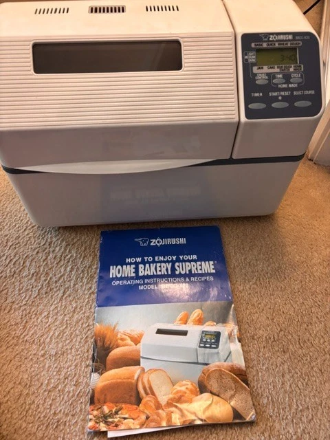 Zojirushi BBCC-X20Home Bakery Supreme Bread Machine With Instruction Book- Works