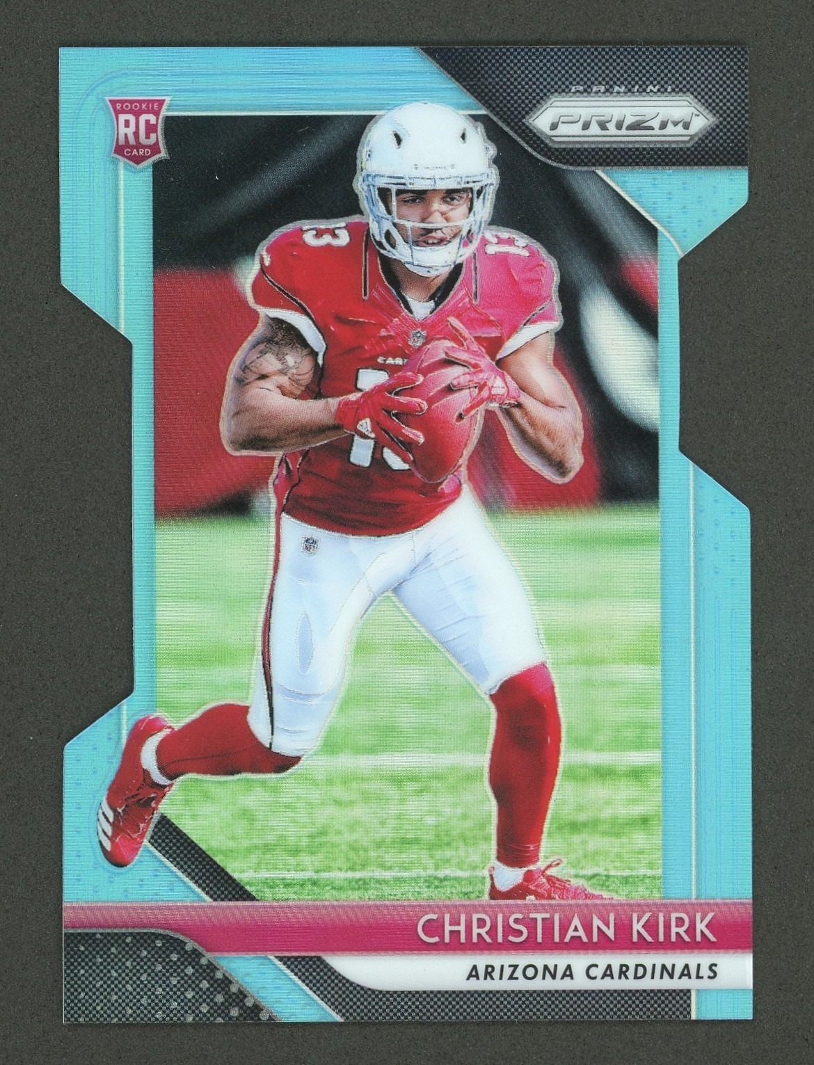 2018 Prizm Christian Kirk Light Blue Die Cut Prizm Rookie Card #219 - SP/199