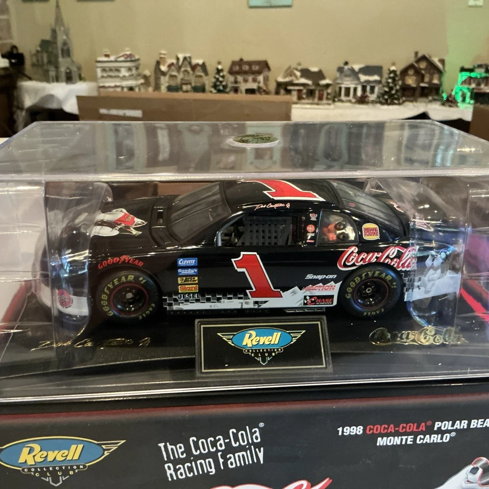 1998 Revell Coca Cola Polar Bear #1 Dale Earnhardt Jr  1:24th Scale NASCAR - Image 4 of 4